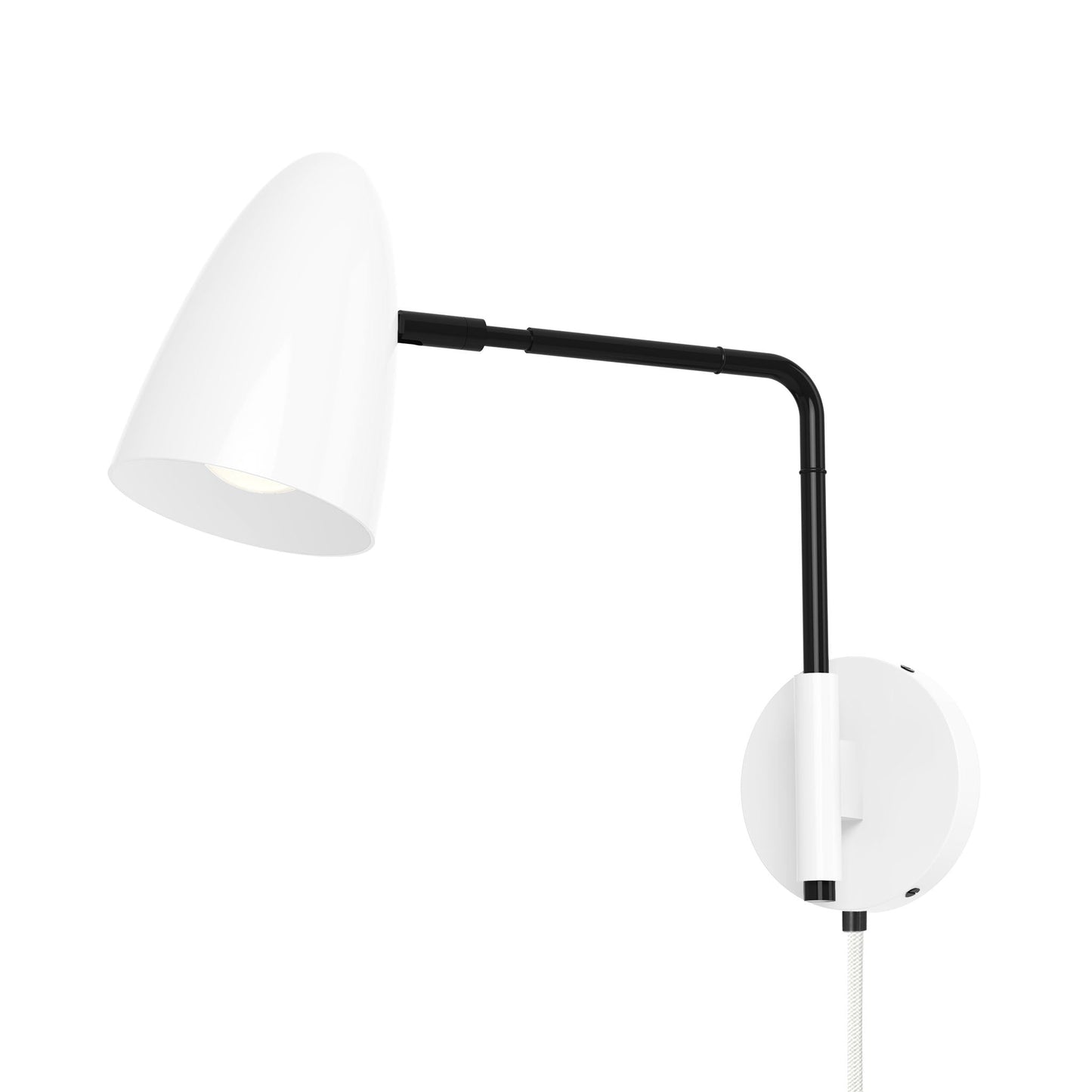 Color Boom Swing Arm Plug-in Sconce - 9" Arm