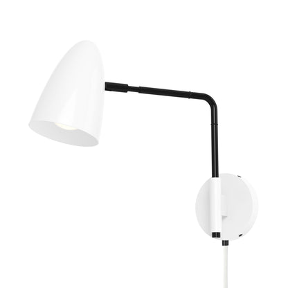 Color Boom Swing Arm Plug-in Sconce - 9" Arm