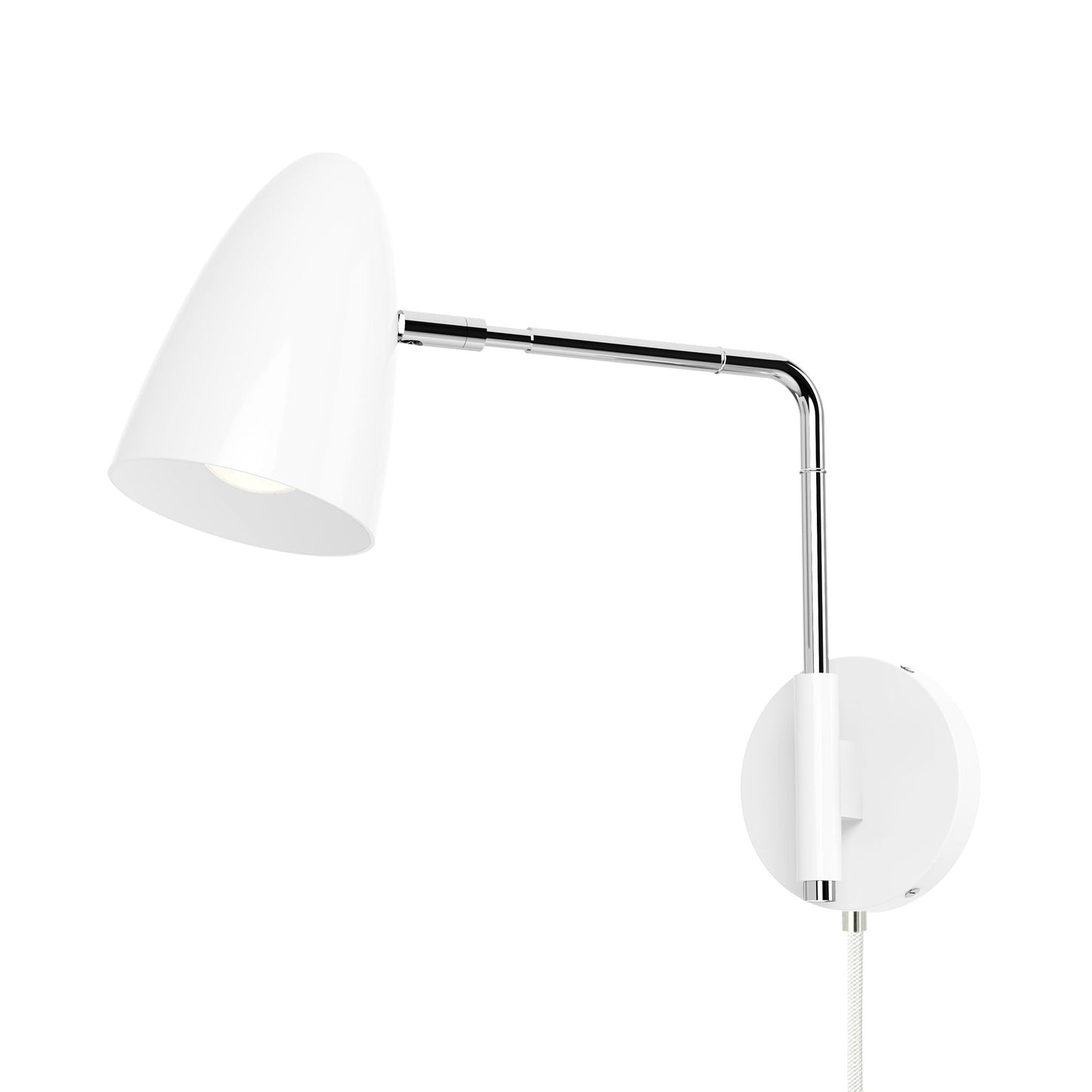 Color Boom Swing Arm Plug-in Sconce - 9" Arm