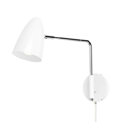 Color Boom Swing Arm Plug-in Sconce - 9" Arm