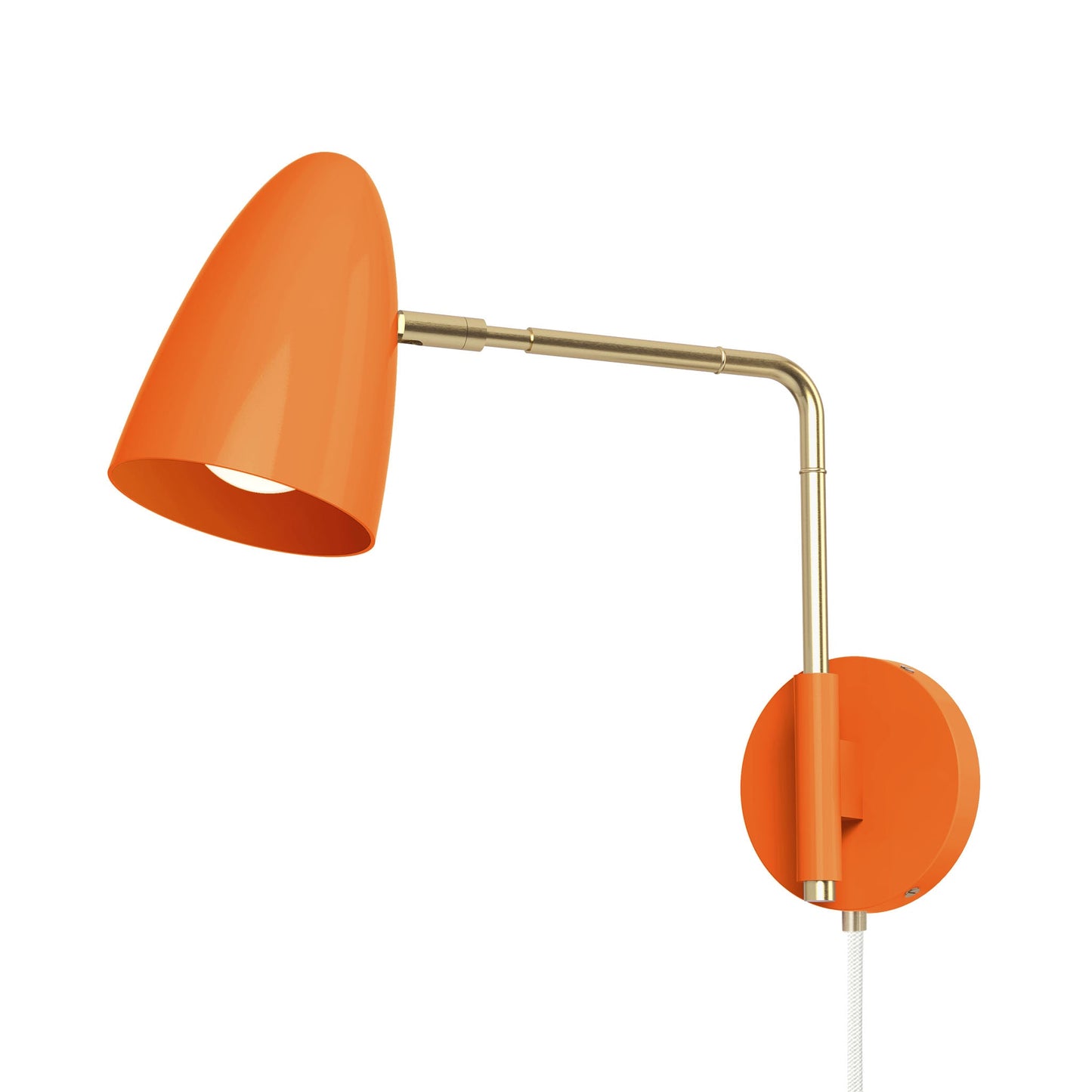 Color Boom Swing Arm Plug-in Sconce - 9" Arm