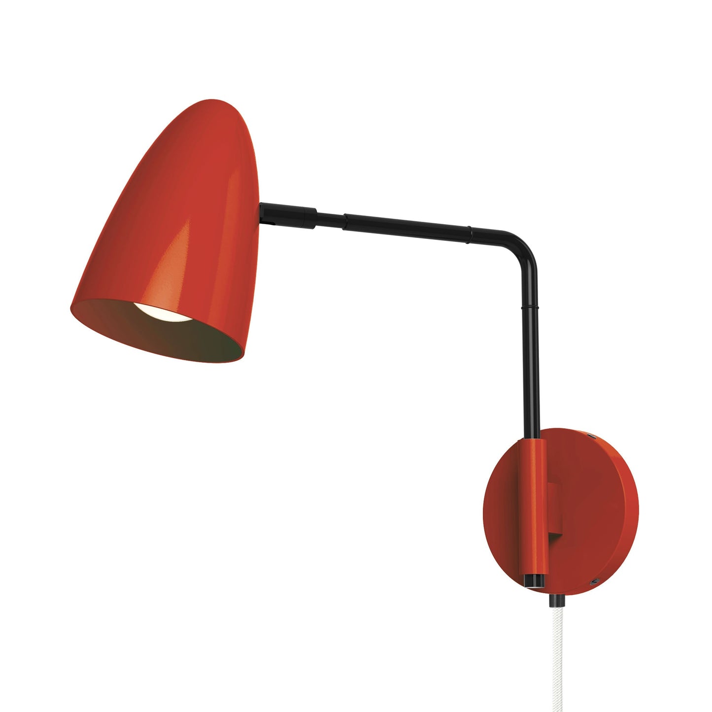 Color Boom Swing Arm Plug-in Sconce - 9" Arm