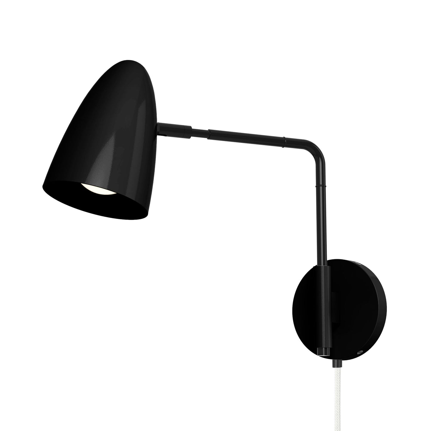 Color Boom Swing Arm Plug-in Sconce - 9" Arm