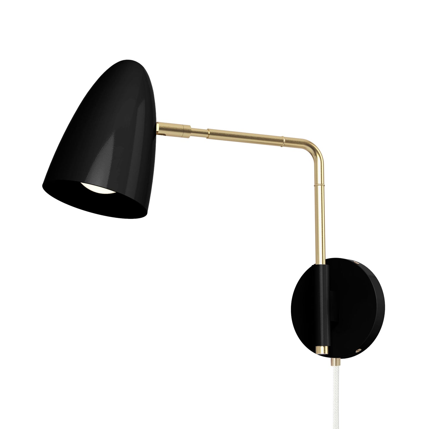 Color Boom Swing Arm Plug-in Sconce - 9" Arm
