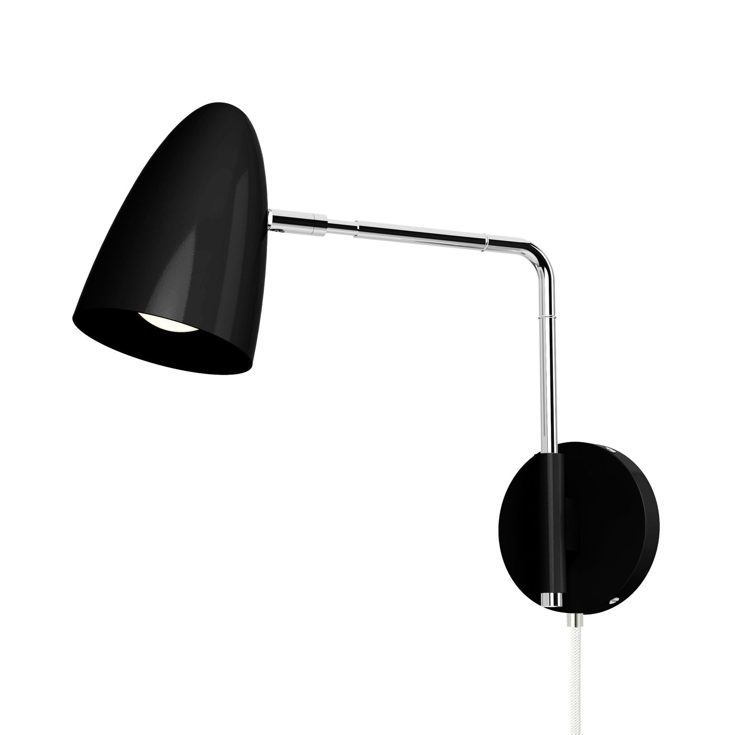 Color Boom Swing Arm Plug-in Sconce - 9" Arm