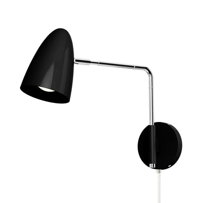 Color Boom Swing Arm Plug-in Sconce - 9" Arm