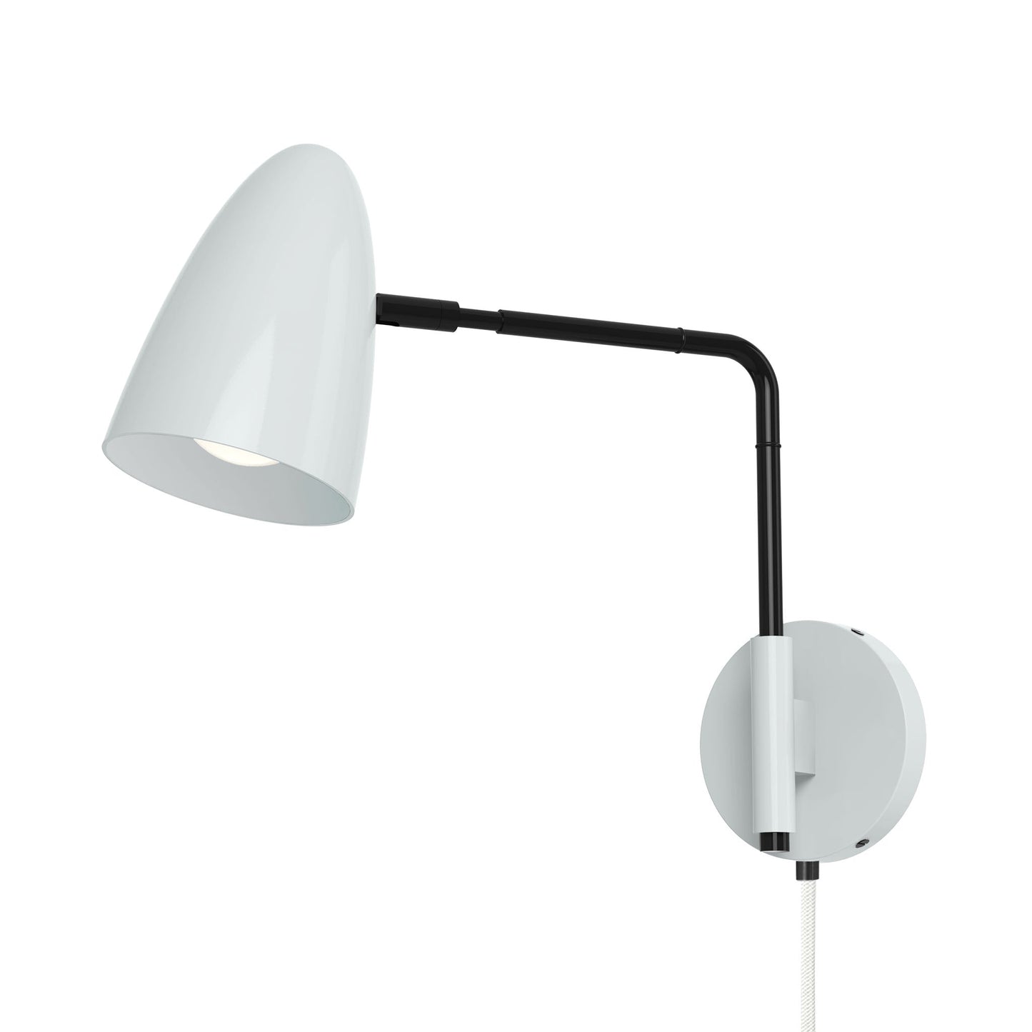 Color Boom Swing Arm Plug-in Sconce - 9" Arm