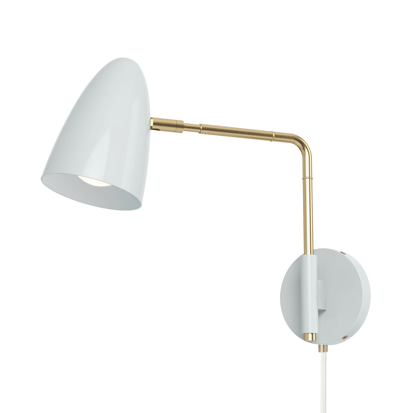 Color Boom Swing Arm Plug-in Sconce - 9" Arm