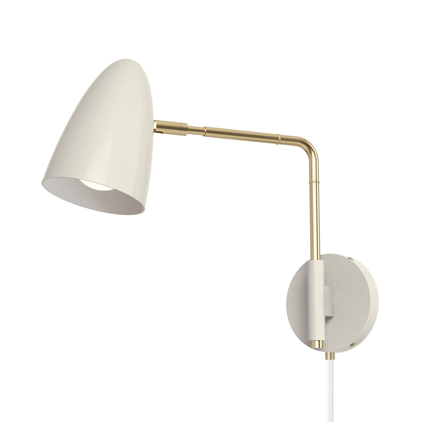 Color Boom Swing Arm Plug-in Sconce - 9" Arm