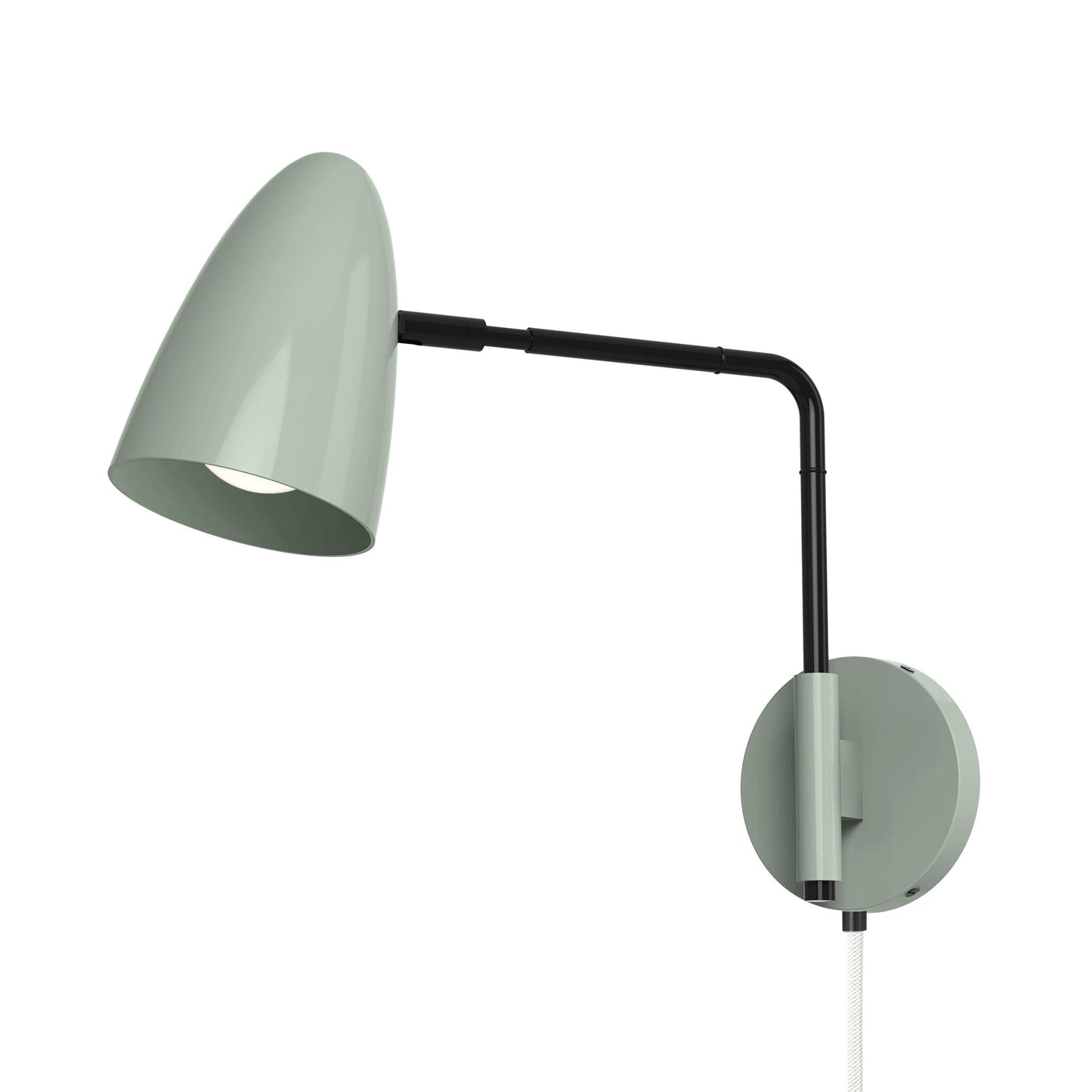 Color Boom Swing Arm Plug-in Sconce - 9" Arm