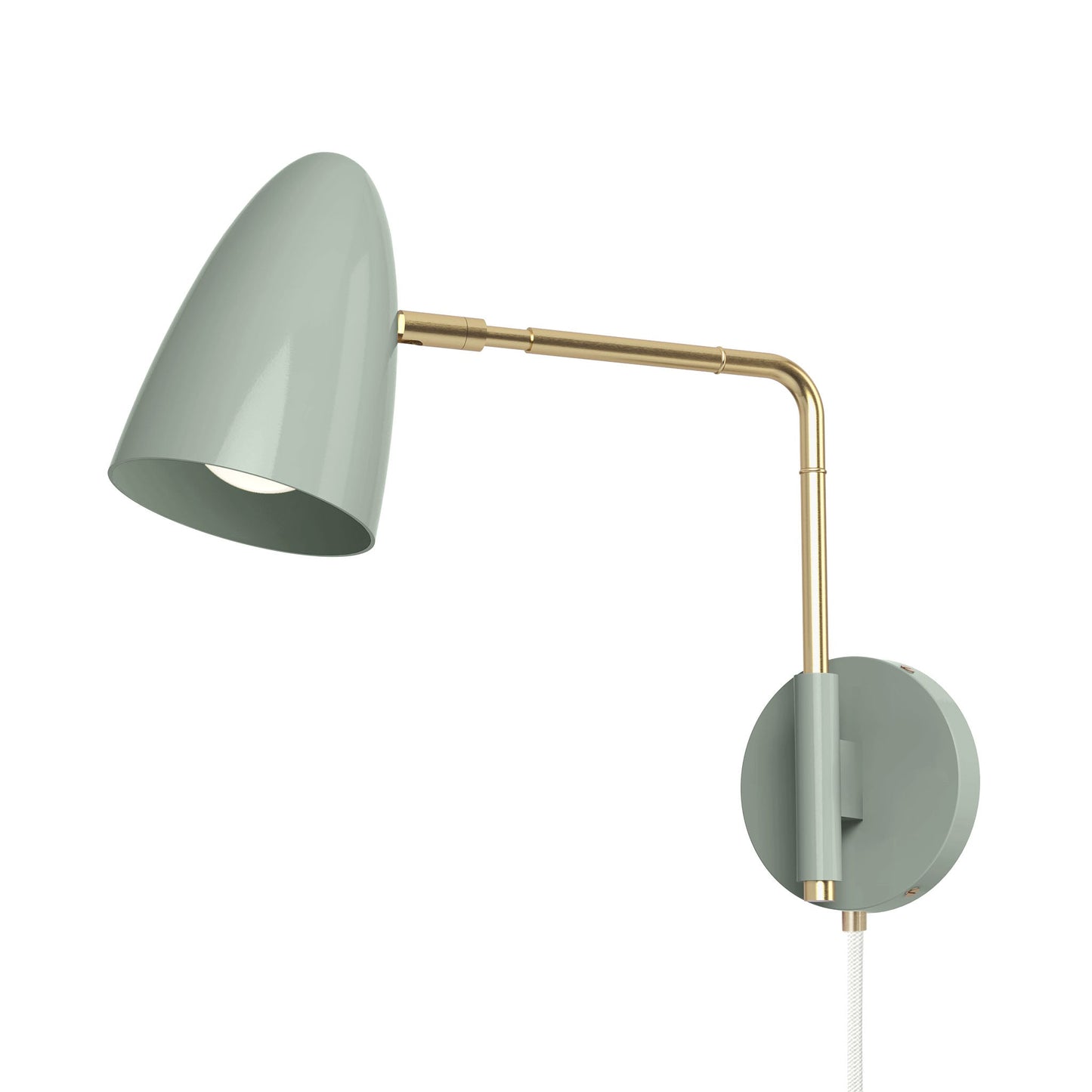 Color Boom Swing Arm Plug-in Sconce - 9" Arm