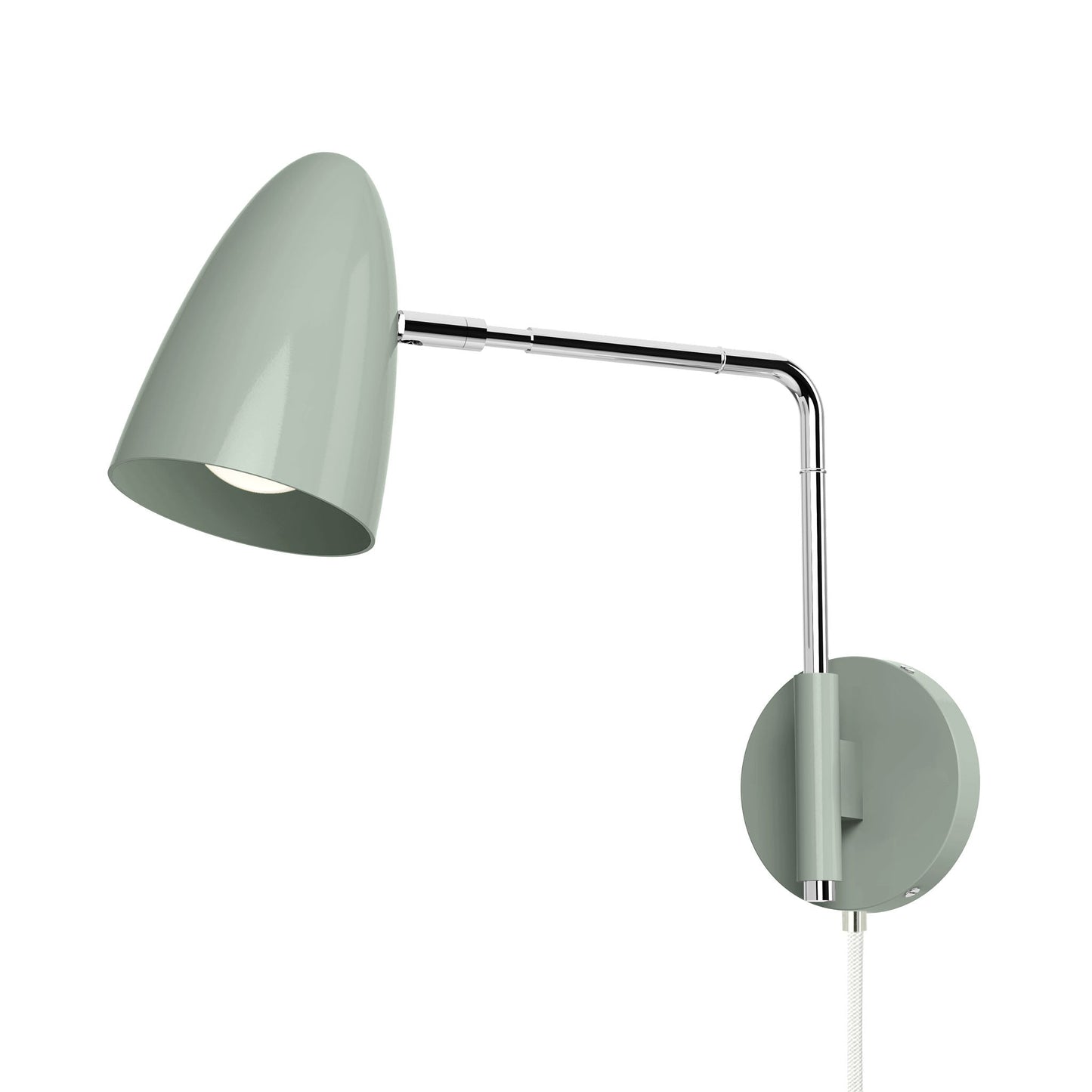 Color Boom Swing Arm Plug-in Sconce - 9" Arm