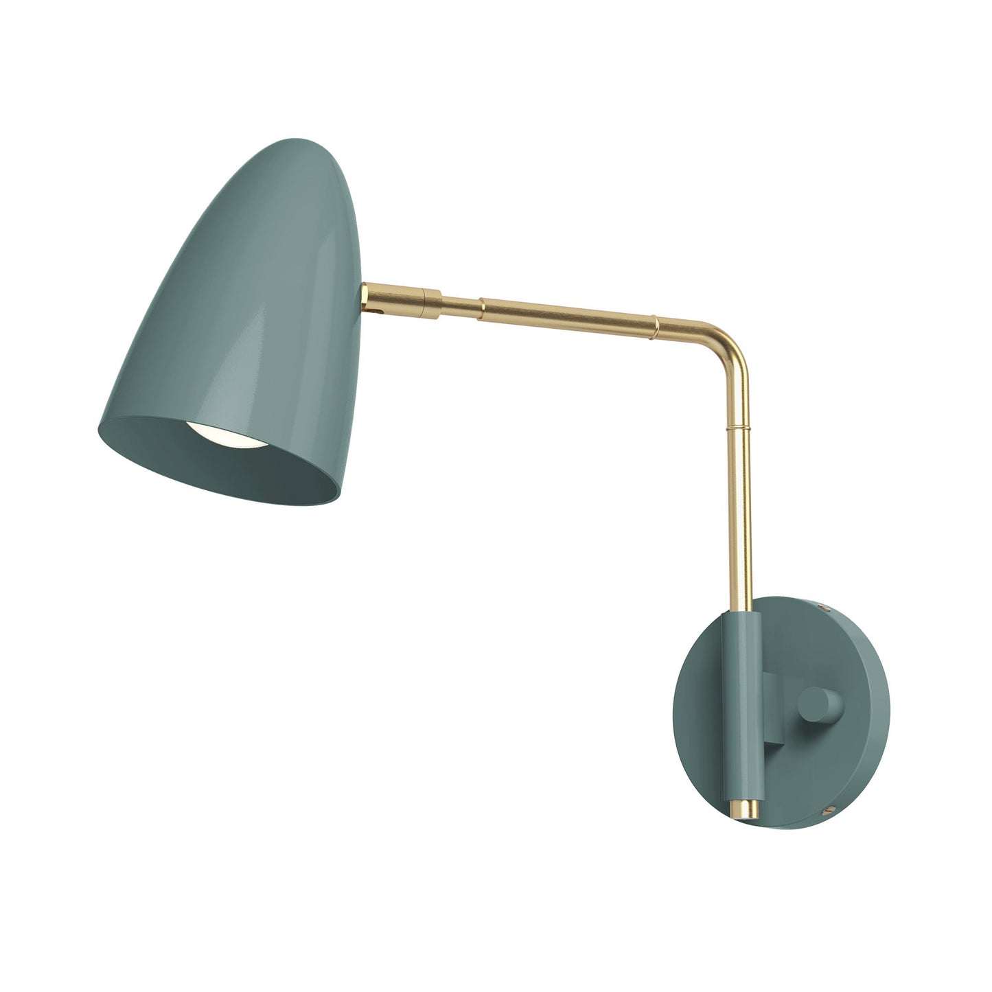 Color Boom Swing Arm Sconce - 9" Arm
