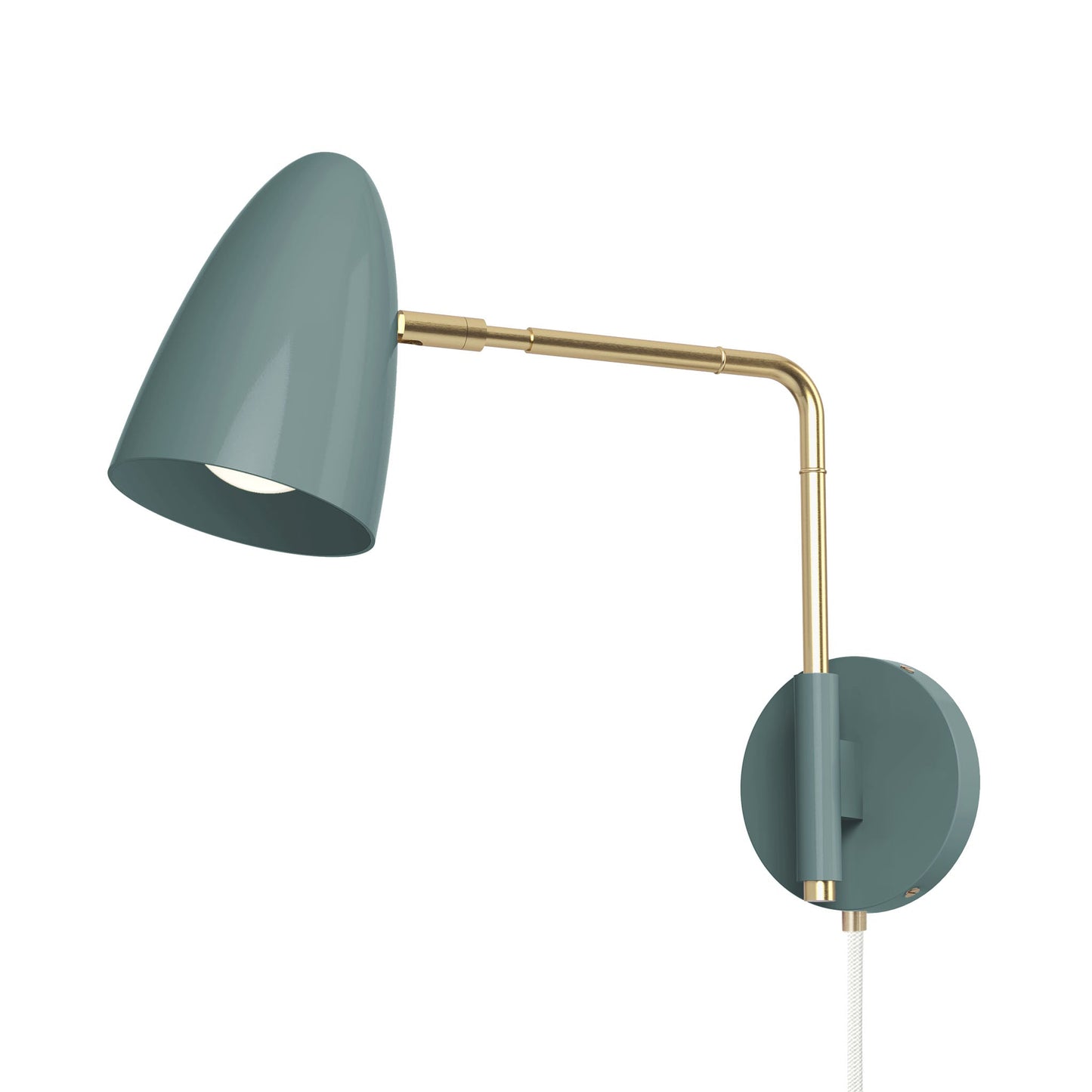 Color Boom Swing Arm Plug-in Sconce - 9" Arm