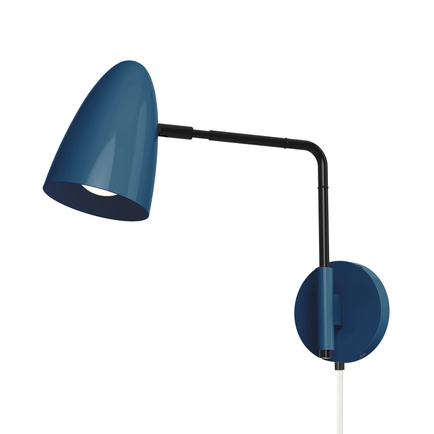Color Boom Swing Arm Plug-in Sconce - 9" Arm