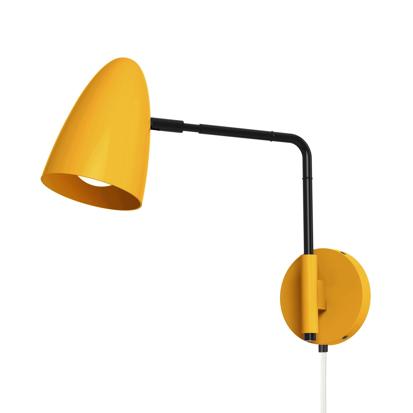 Color Boom Swing Arm Plug-in Sconce - 9" Arm