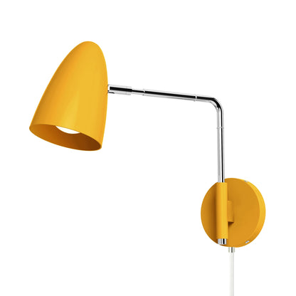 Color Boom Swing Arm Plug-in Sconce - 9" Arm